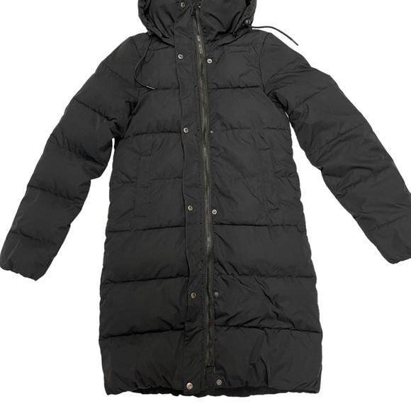 Ripzone puffer parka long Jacket size XS black quilted Winter Jacket - Picture 11 of 15